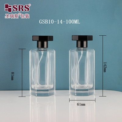 空の化粧品 香水 香油 薄霧スプレー ガラススプレーボトル 100ml
