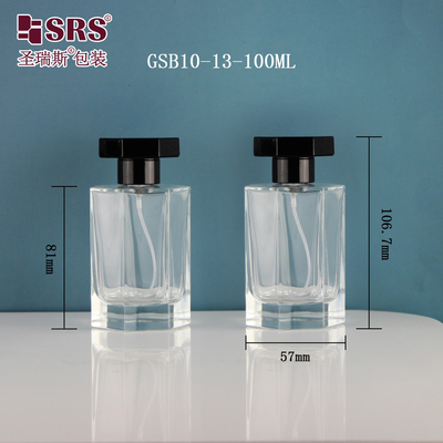 豪華 優雅 透明 ガラス 薄霧 香水 スプレー ボトル 100ml