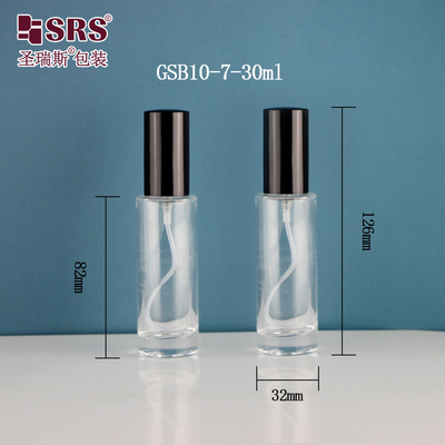 スクウェア エレガント ディスペンサー 薄霧 豪華 ハンド消毒剤 コンテナ 15ml 30ml ガラススプレーボトル