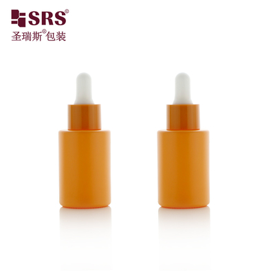 カラフルなカスタマイズ エッセンシャルオイルの空のグラスドロッパーボトル 30ml