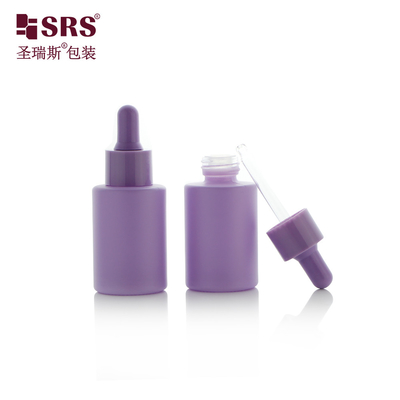 香油 丸い化粧品 漏れがない 滑らかなマカロンの色 可愛いガラスボトルドロッパー 30ml