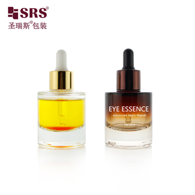 30ml 1オンス 空の化粧品香水血清 グラスドロッパーボトル ピペット付き