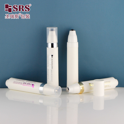 10ml PP PCR リサイクル素材 プラスチック カスタマイズ プレススタイル 空気なし マッサージ 目血清 1/3オンス ロールオン ボトル