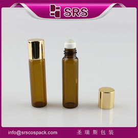 Shengruisi 包装 BLP-5ml アルミニウム蓋付きのボトル上のアンバーガラスロール