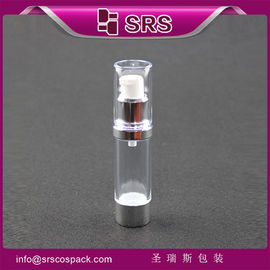 SRS 高級 化粧品 プラスチック 15ml 20ml 30ml 丸型 顔クリーム 空気のないポンプ ボトル