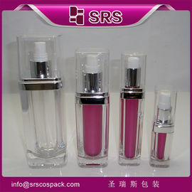 SRS 中国製造 アクリル化粧品 15ml 30ml 60ml 120ml 蓋付きプラスチックローションボトル
