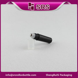 5ml ブラック色の香水ロール ボトル,プラスチックエッセンシャルオイルロール ボトル