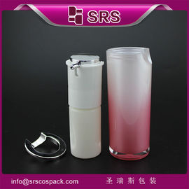 A021 シリンダー形 空気のないボトル,15ml 30ml 50ml ボディクリーム容器
