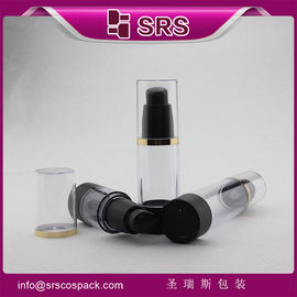 15ml 30ml 50ml 化粧品ボトル 供給者 30ml 黒の無気ポンプ