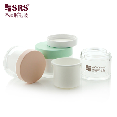 50g 100g 240g 空き 交換可能なプラスチック 透明 アクリル コンテナ クリーム 高級 化粧品 瓶
