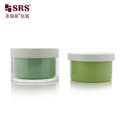 プラスチックの空きケアフェイスジェル 50ml 100ml 120ml 高級ダブルウォールクリームボトル 化粧品