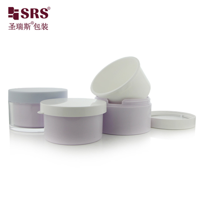 独特の丸いプラスチック化粧品包装容器 50ml 100ml 240ml ボディスクルーブ用空の容器