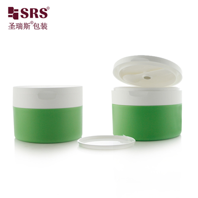 120g 4oz プラスチック PP PCR リサイクル素材 皮膚ケアクリーム 容器 身体スクルーブ用容器