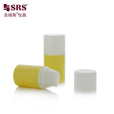 15ml 30ml 高級ホワイト 輝くPP PCR 環境に優しいローションポンプ ボトル 空気のないボトル 50ml