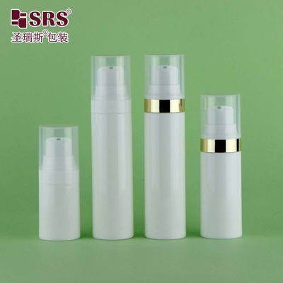 30ml 50ml 高級 エレガント PCR PP 環境に優しい素材 歯磨き粉 ボトル 空気のないポンプ ボトル 15ml