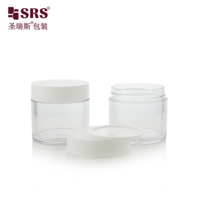15g 30g 50g 70g 80g 100g 丸い形 カスタムカラー 顔クリーム ペットボトル プラスチック蓋付き