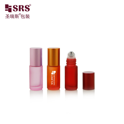 4ml 8ml 10ml 空の化粧品パッケージ エッセンシャルオイル ロールガラス 5ml ロールオンボトル