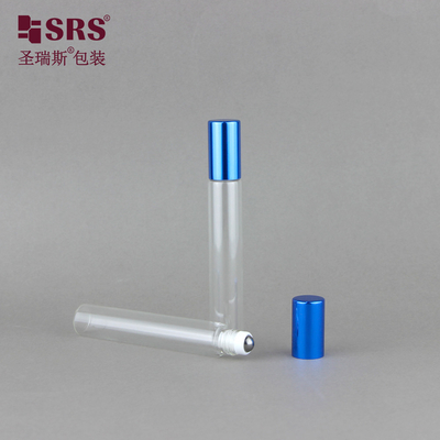 空の化粧品パッケージ 1/3オンス ガラスボトル エッセンシャルオイルローラーボトル 10ml
