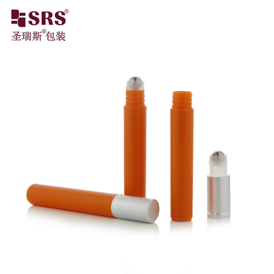 8ml 丸い形 PP インジェクション カラー 空の化粧品 包装 ヘア 血清 ローラー マッサージ ボトル
