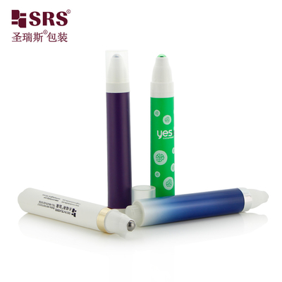丸い形 PCR PP リサイクル エコフレンドリー 空のローラー マッサージボール 15ml ボトル