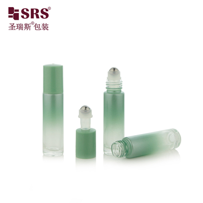 10ml 丸い形空のガラスボトル 香りのエッセンシャルオイルロールのために