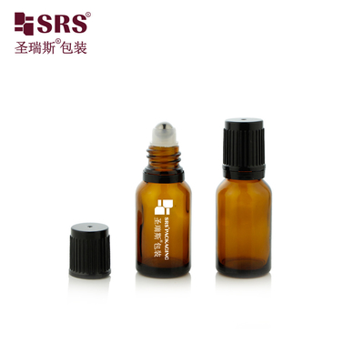 ロゴ シルクスクリーン印刷 ローラーボトル ガラス 5ml 10ml 15ml 20ml 30ml 50ml 100ml