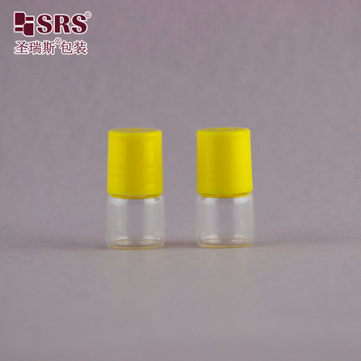BLP-1ML ポータブル ミニサンプルサイズ 空の透明ガラスボトル ロールパッケージ