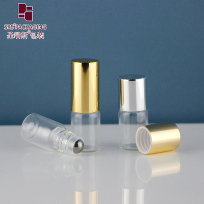 BLP-2ML ローラーボール 梱包 旅行サイズ 精油 透明ガラス 瓶にロール 漏れなし