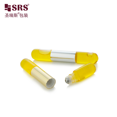 SGB2-3ml+3ml 透明 丸い底のチューブ グラスボトル ネイルオイル ボトル 包装 卸売