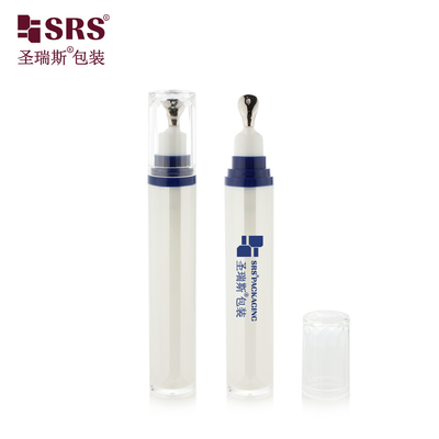LR001-15ML 高品質 漏れのないアクリル カスタマイズ 眼血清 化粧品 梱包 適用器 金属