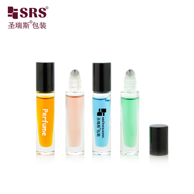 GB1-5ML 旅行用サイズ 可愛いポケット 丸い ショート ガラス ロール 瓶 爪油 化粧品 梱包
