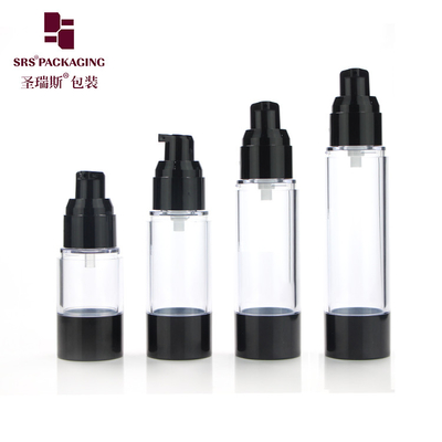 クラシック化粧品のパッケージ 15ml 30ml 40ml 50ml 80ml 100ml 120ml AS プラスチック式空気のないポンプボトル