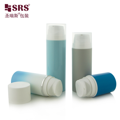 PA601 30ml,50ml,80ml,100ml,120ml,150ml,200ml 空っぽ スナップオン スタイルの真空 単壁 インジェクション カラー ファンデーション ローション 空気のないポンプ プラスチック PP PCR ボトル