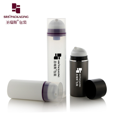 PA602 30ml 50ml 80ml 100ml 120ml 150ml 200ml PP 天然 透明 輝く表面 マット 完成品 入手可能 空気のないローション ボトル 漏れなし