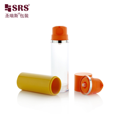 A0215 50ML 120ML 150ML ホットスタンピング ロゴ AS 無気瓶 無料サンプルカスタマイズ 色
