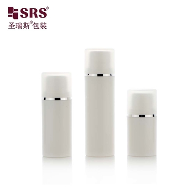 PA203A 15ml 30ml 50ml 空のPP PCR 注射 オーダーメイド カラー 輝く無空気ローションポンプ ボトル 化粧品用