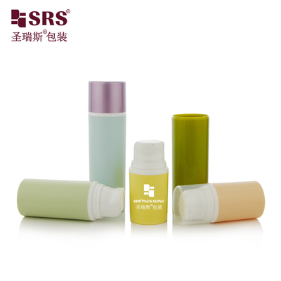 PA203A 15ML 30ML 50ML 血清用のパーソナライズ可能なPP空気のないボトル 印刷が簡単 ブランド化粧品パッケージ
