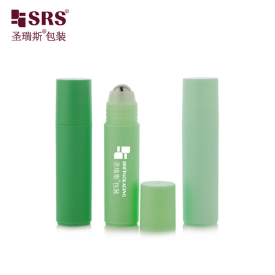 RPPF 20ml フラット プラスチック マット 完成 表面 PP PCR インジェクション カスタム カラー グリーン ロール オン ボトル