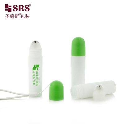RPPF 20ml ホワイト フロスト プラスチック ロールオン ボトル 梱包 マッサージ 鋼ボール 痛みを和らげるジェル