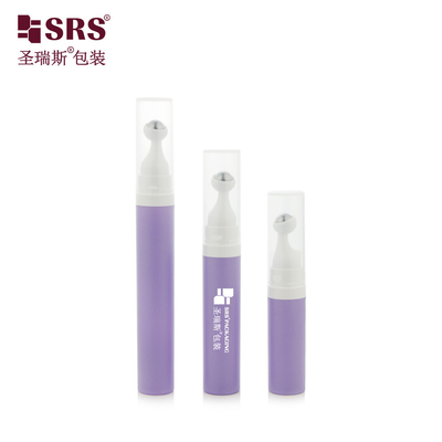 A0035 7.5ml 10ml 15ml 塗料 凍った紫色 カスタムカラー 美しいプラスチック PP PCR リサイクル素材 血清ボトル上の空気のないロール