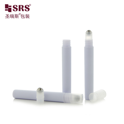 RPPH-10ML ((C) 長持ち長キャップ 薄型プラスチックPPPCRロールオンボトル 抗ゆず液体眼血清ジェル用