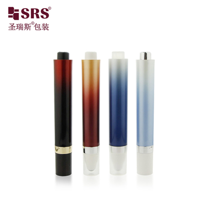 AY 10ML 15ML PP PCR プレス デザイン リサイクルされた無気ロール鋼ボール マッサージ 眼クリーム ボトル 梱包