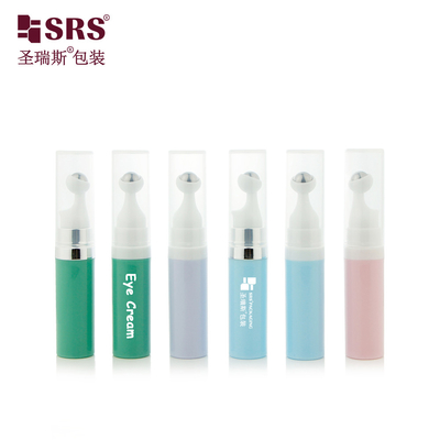 A0035 7.5ml 10ml 15ml PP バキュームプレス ボタン 目クリーム ローラーボトル 漏れ防止 衛生用パッケージ