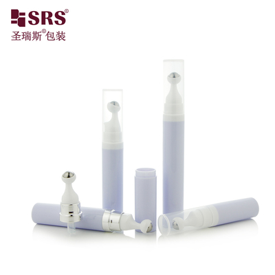 A0035 7.5ml 10ml 15ml 旅行に適した PP 無気ロールボトル 眼クリーム プレス ロールデザイン