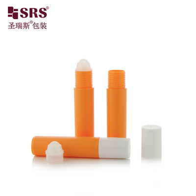 RPP-10ML 透析剤の完璧なパートナー: 10ML カラーをカスタマイズします 輝くまたはマット型 PP PCR ロールオンボトル,持続可能な空き化粧品パッケージ