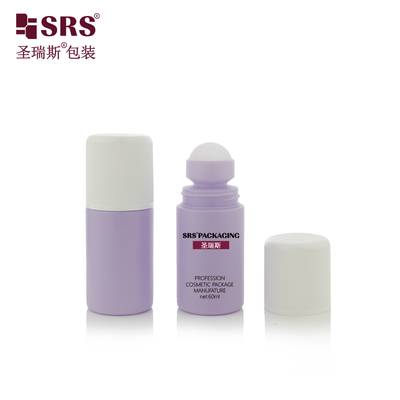 RPPC1-60ML ダブルウォール 防腐キャップ プラスチック PP ロールオン デオドラント ジェル ボトル 梱包 リサイクル