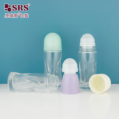 BLPG-A 50ml 大容量 空のガラス製ローラーボールボトル デオドラント ジェル セラム ボディ制汗剤用 パッケージング卸売