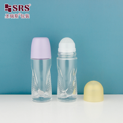BLPG-A 50ml 高級 卸売 透明 ラディアン ガラス ローラー ボール ボトル 抗透明剤