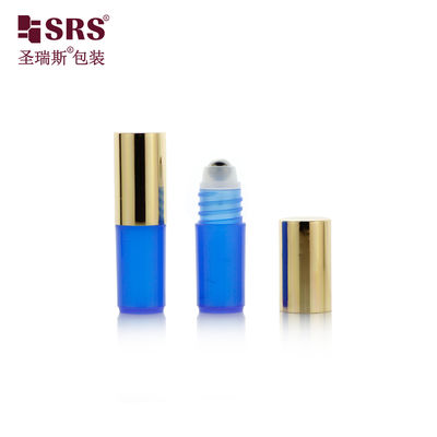 SRS 梱包業者の 3ml メタルボール プラスチックロールオンボトル 金属化蓋付き