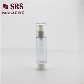 A027 透明なプラスチックボトル 化粧品エッセンス 血清ポンプ 空気のないボトル